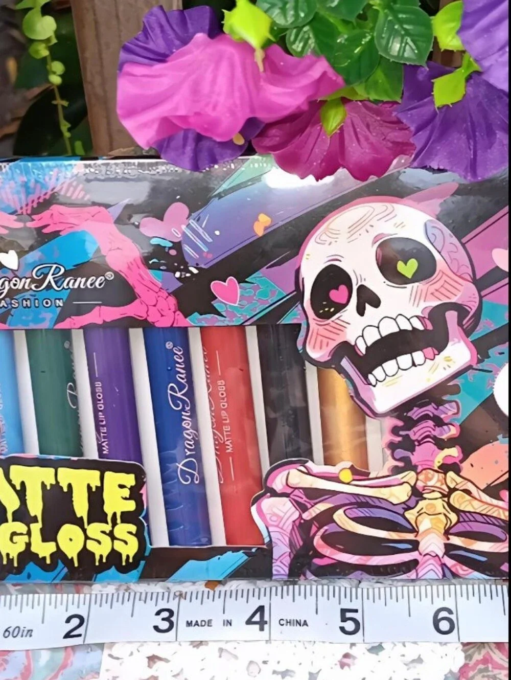 🆕️BOLD GOTHIC DARK MATTE LIPGLOSS BOXED SET OF 12 GOTH/PUNK/EMO